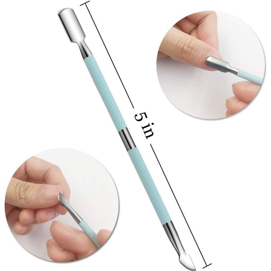 Cortador de Cutículas IVON Verde con Empujador Antideslizante