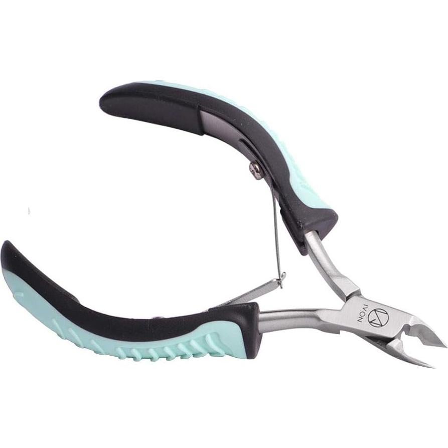 Cortador de Cutículas IVON Verde con Empujador Antideslizante