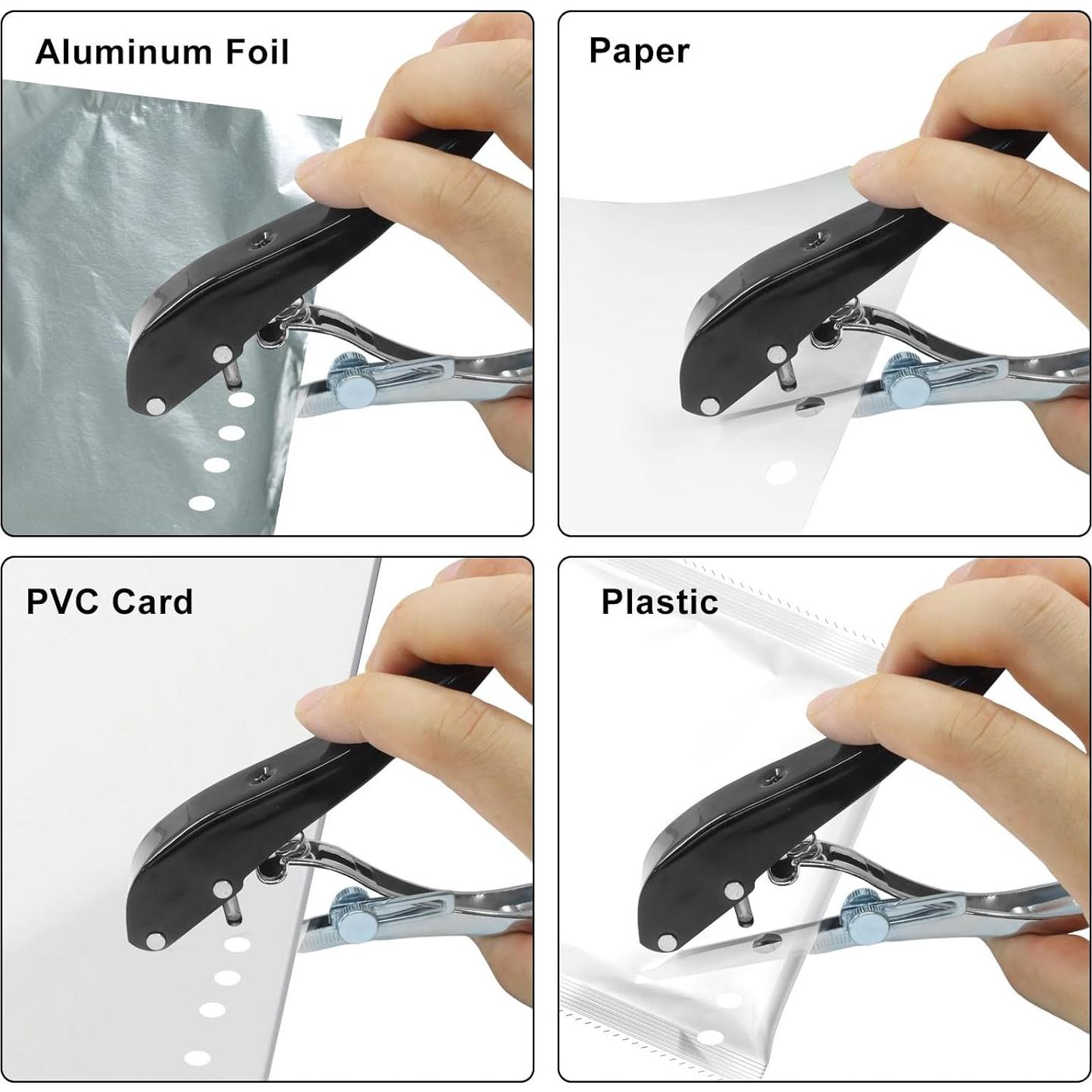 Perforadora Manual Hitefu 8MM Alta Resistencia para Papel y Plástico