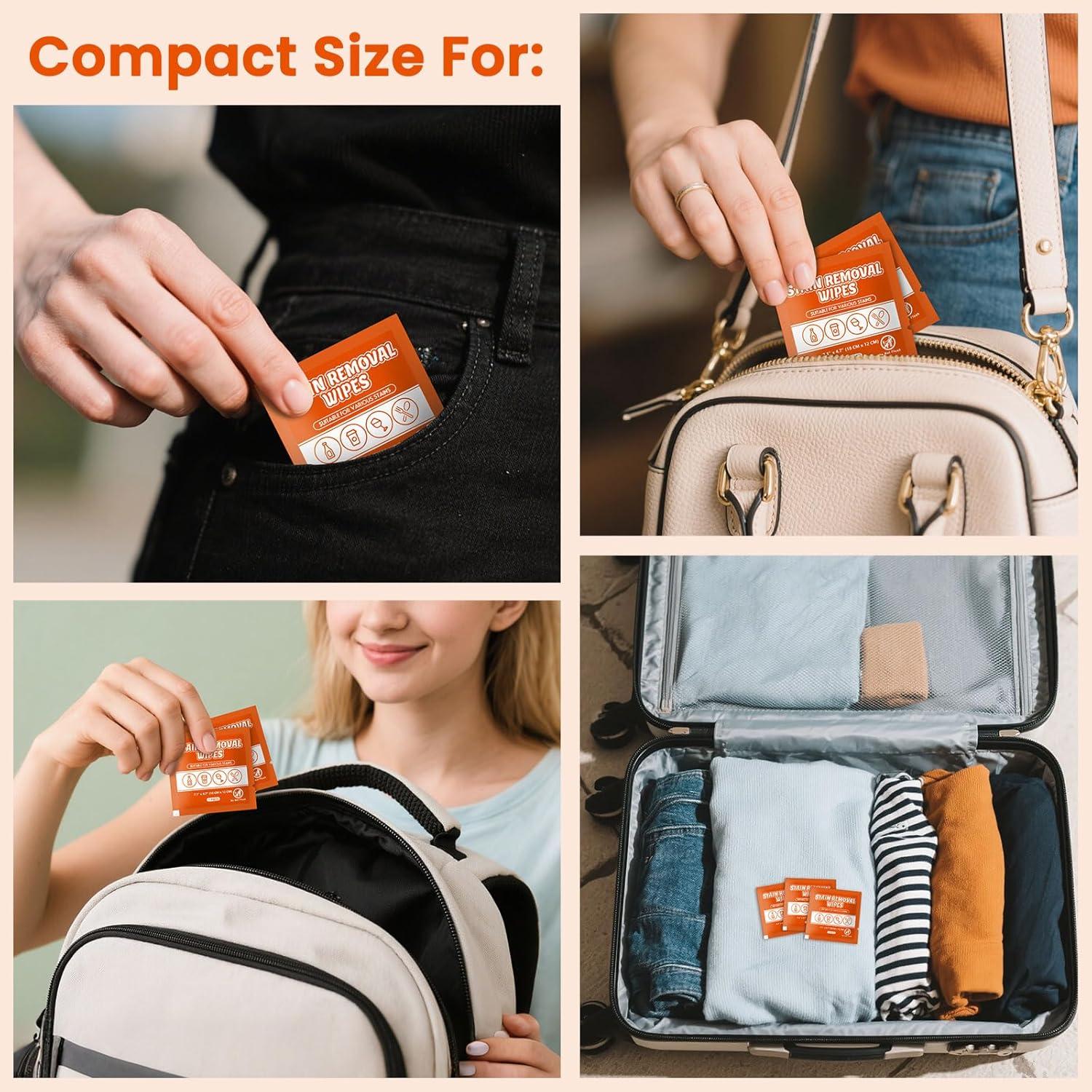 Toallitas Quitamanchas Húmedas RSQAZQ 100 Unidades Viaje