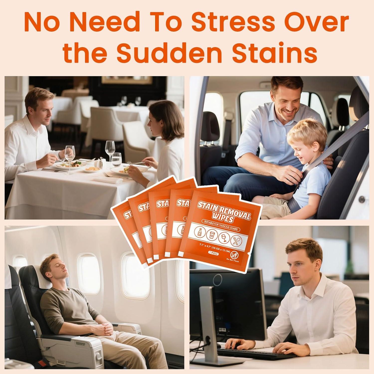 Toallitas Quitamanchas Húmedas RSQAZQ 100 Unidades Viaje