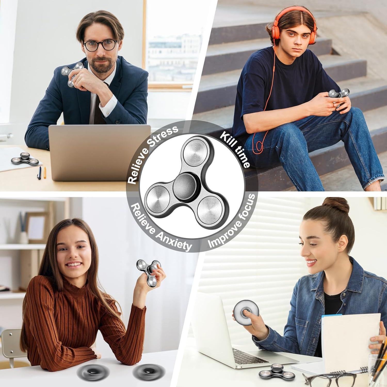 Spinner de Fidget de Metal Yiwushiliyang - Alivio de Estrés