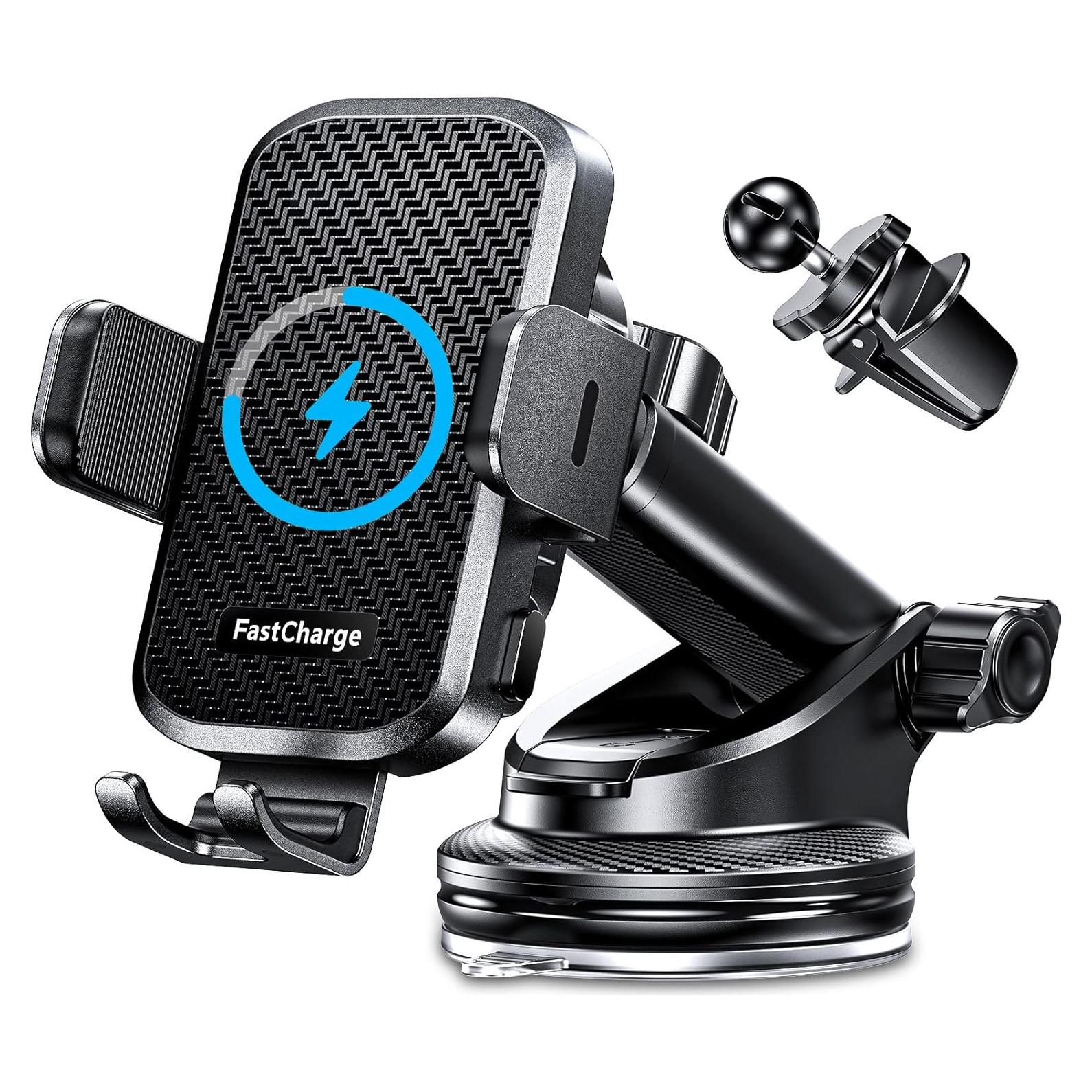 Cargador Inalámbrico para Auto CHGeek 15W con Soporte