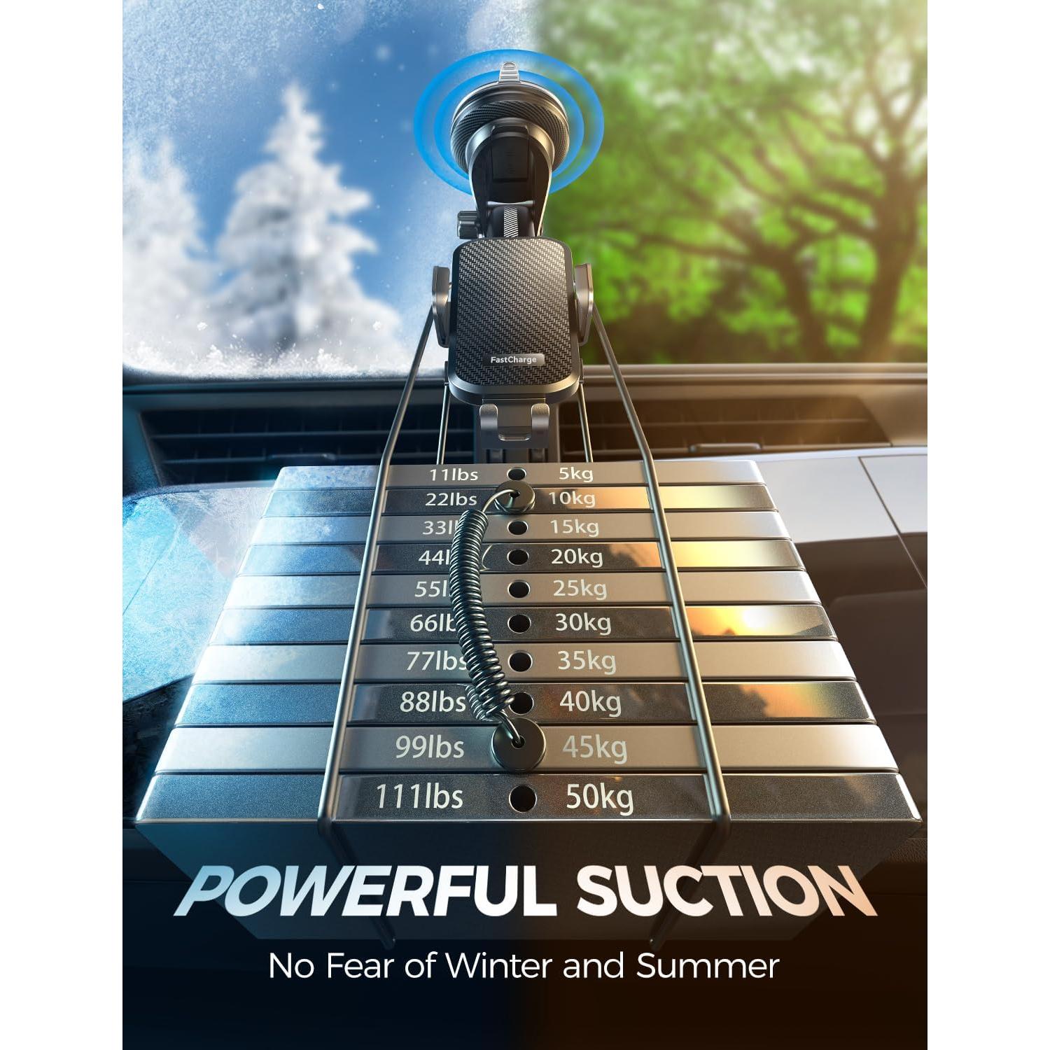 Cargador Inalámbrico para Auto CHGeek 15W con Soporte