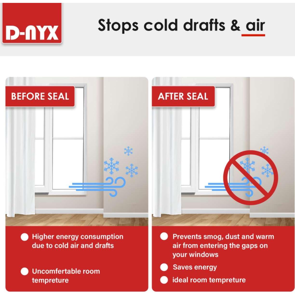 Cinta de Sellado D-NYX 5.08 cm Alta Resistencia Sin Residuo