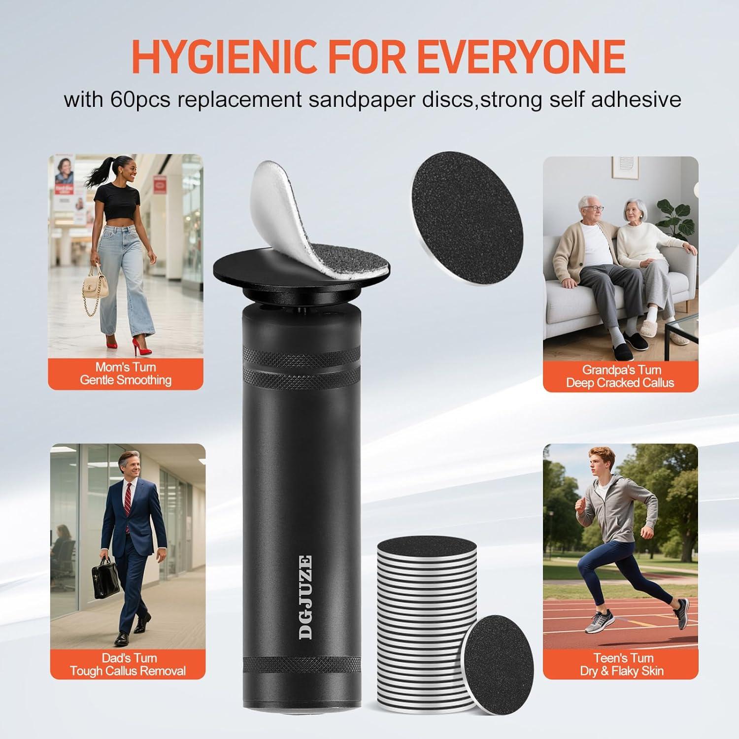 Removedor de Callos Eléctrico PowerPro 36W 1200RPM Negro