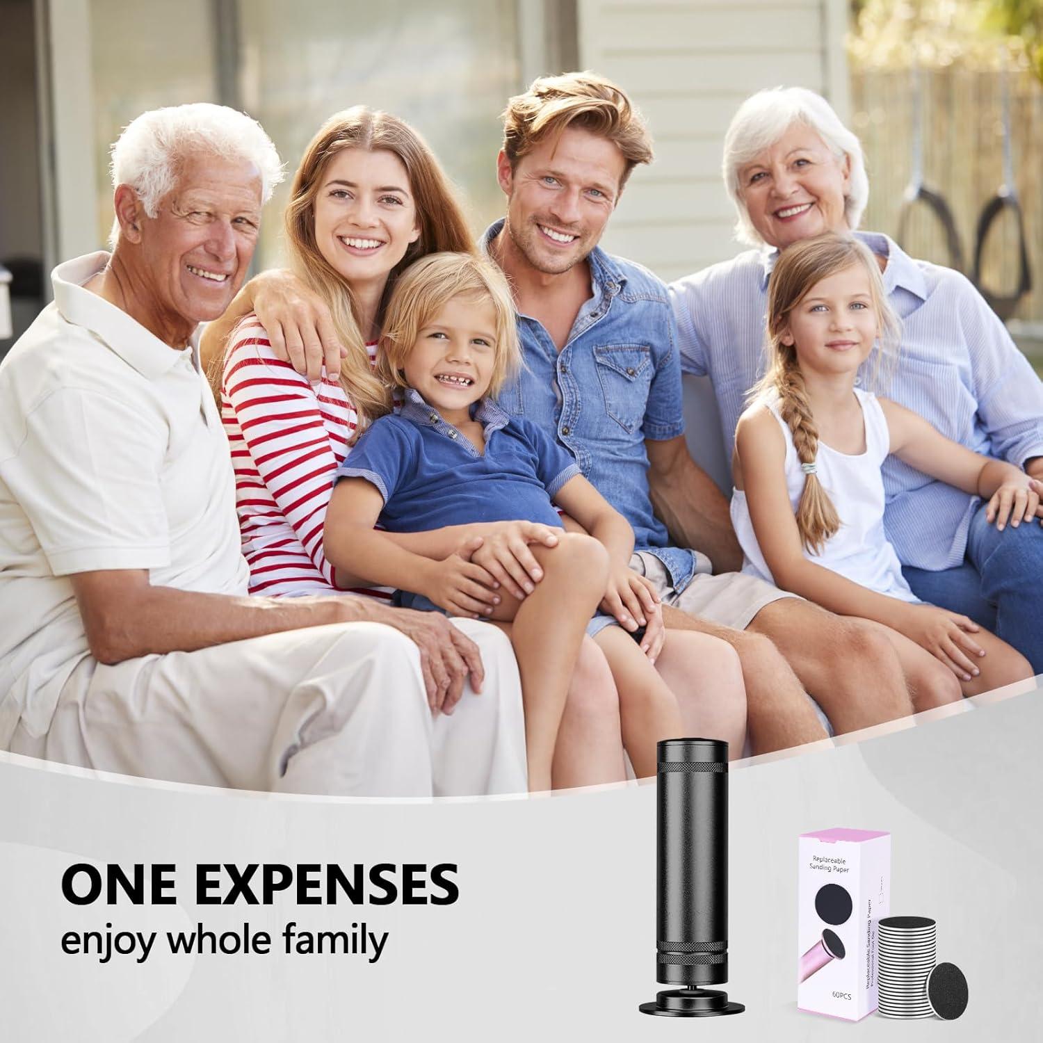 Removedor de Callos Eléctrico PowerPro 36W 1200RPM Negro