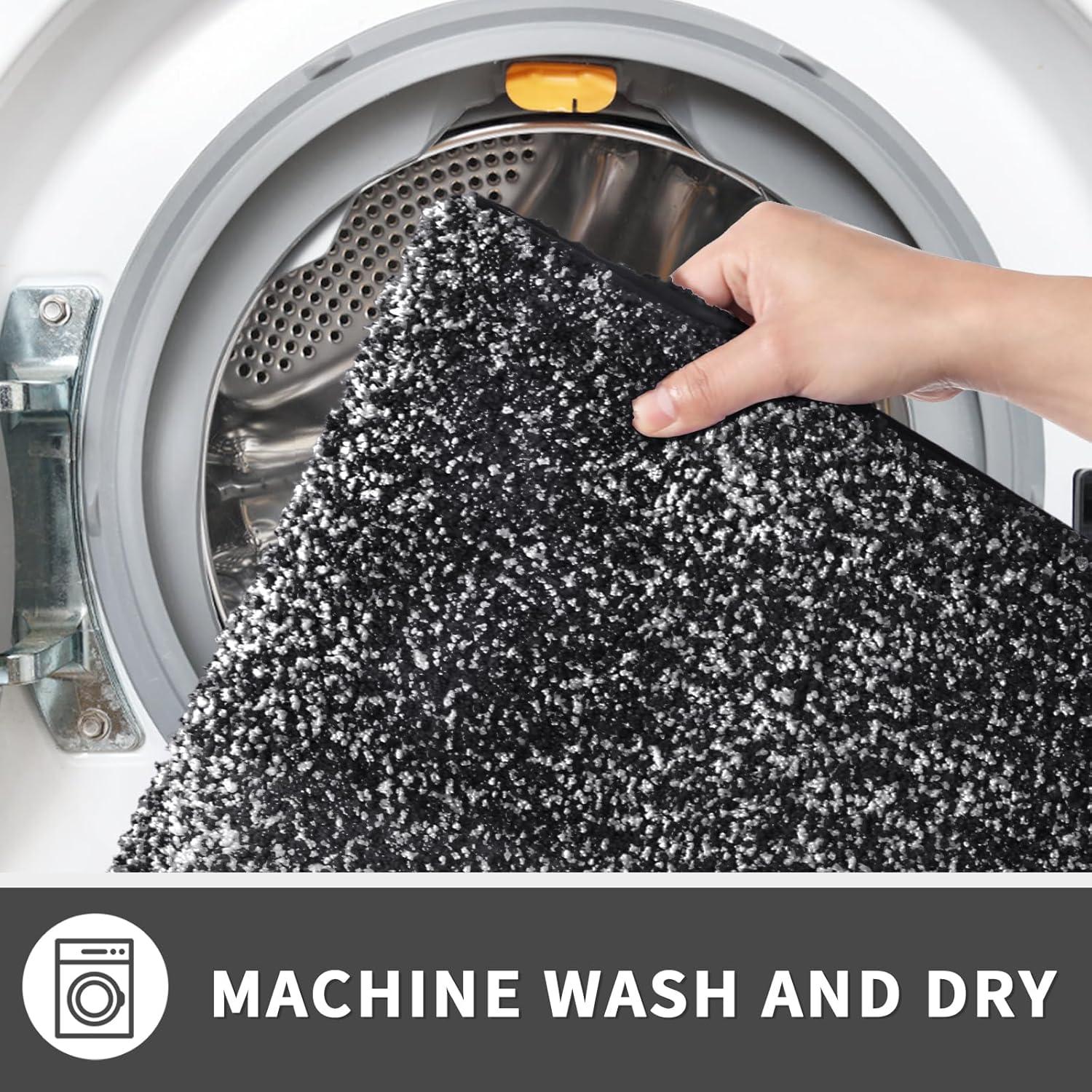 Alfombra de Baño Antideslizante Yimobra 61x43 cm Microfibra