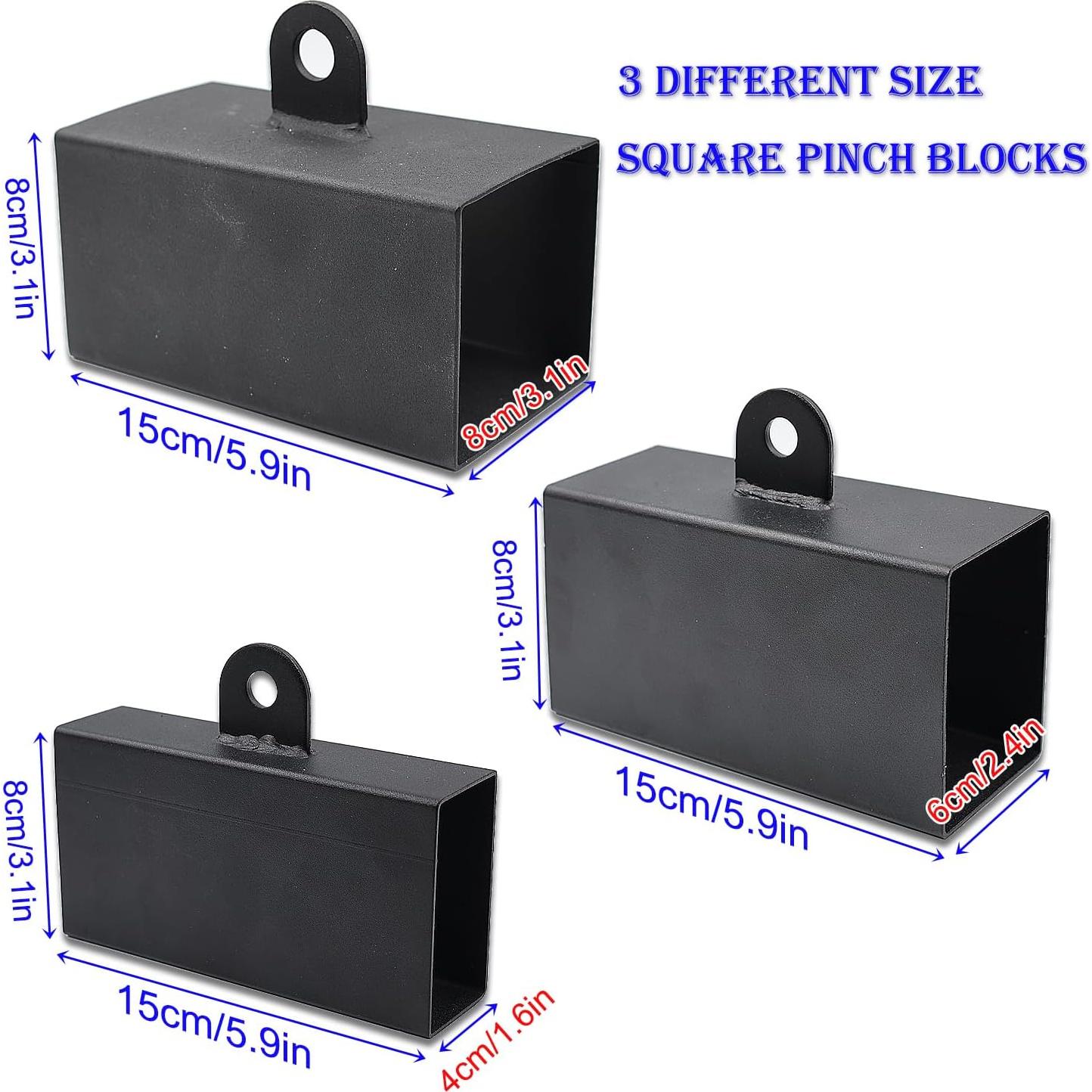 Juego de Agarre de Bloque de Pinza Metal Lights Mountain 4 en 1