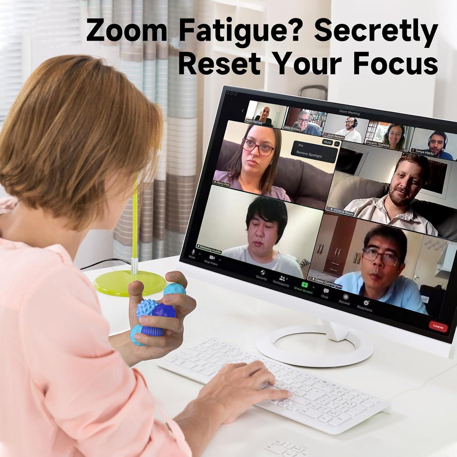 Juguetes Antiestrés Magnéticos VISREFUR 4 PCS Silicona