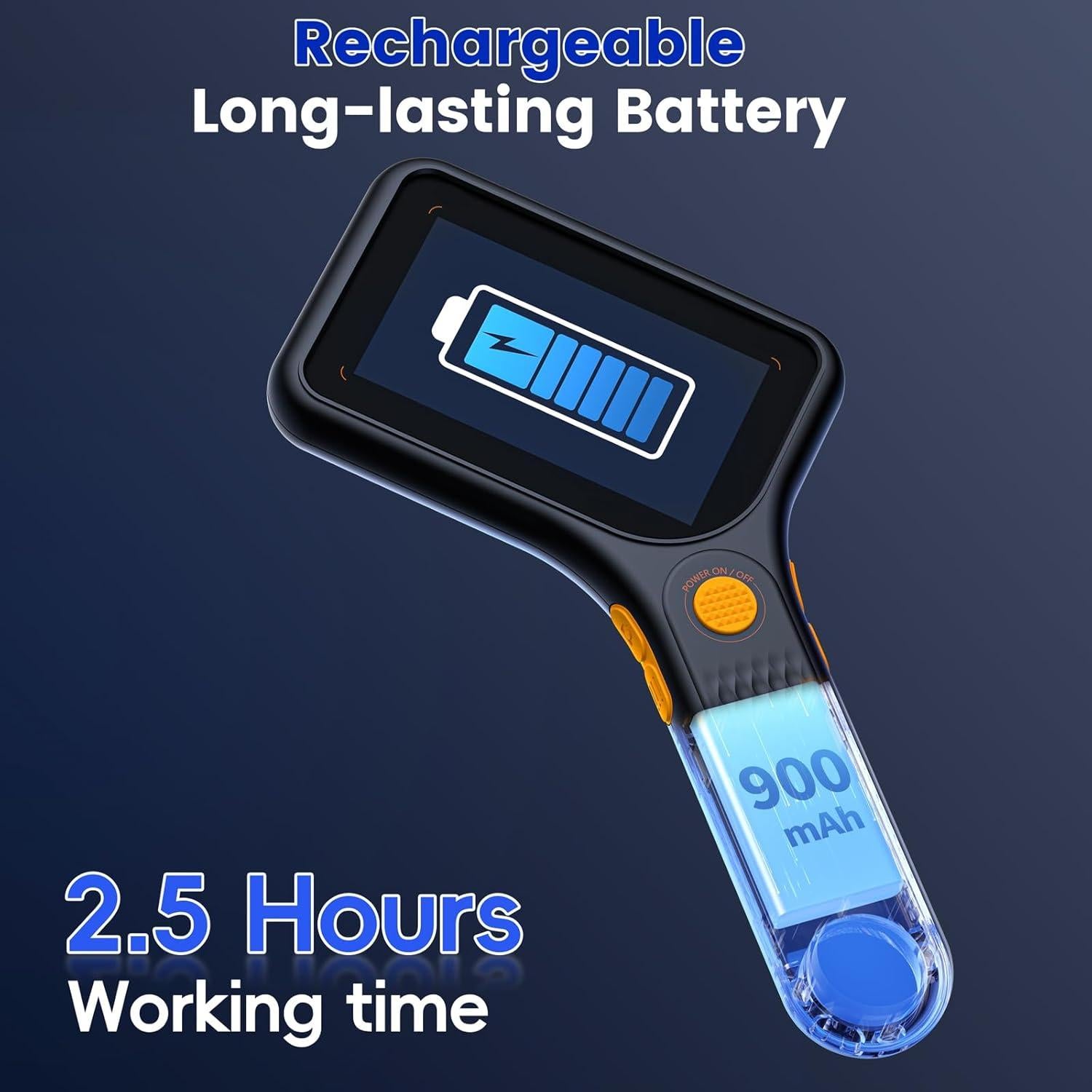 Microscopio Digital Ahalfcit 500X con Pantalla IPS 3" y Luz LED