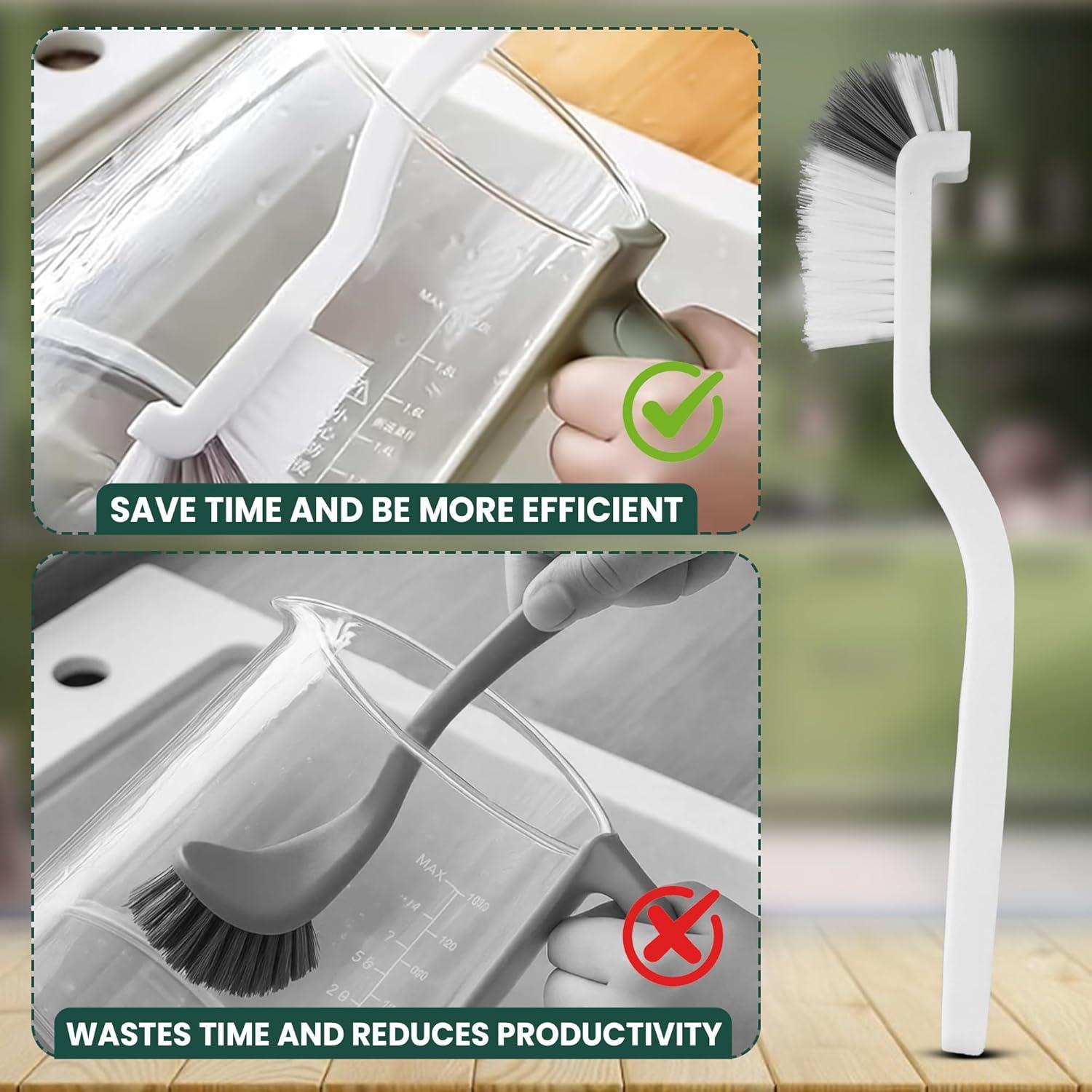 Juego de 8 Cepillos de Limpieza Solvra - Multiusos para Juntas