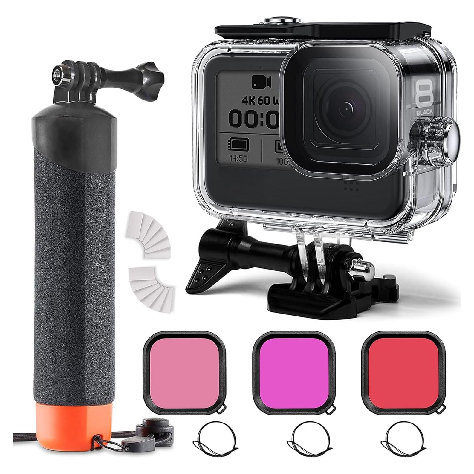 Funda Impermeable FitStill para GoPro Hero 8 Black con Filtros