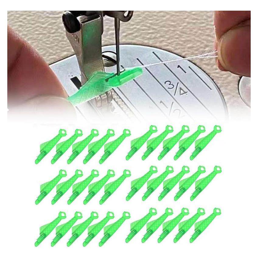 Fish Mouth Sewing Machine Needle Threader, 2024 New Automatic Sewing Needle Threader, Fish Type Needle Threader,Upgrade Quick Sewing Machine Loop, Easy Selfthread Needle Threaders Tool(5pcs)