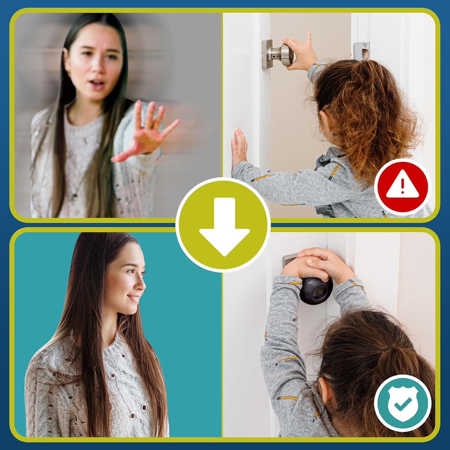 Cubiertas de Seguridad para Perillas de Puerta Wappa Baby - Paquete de 6