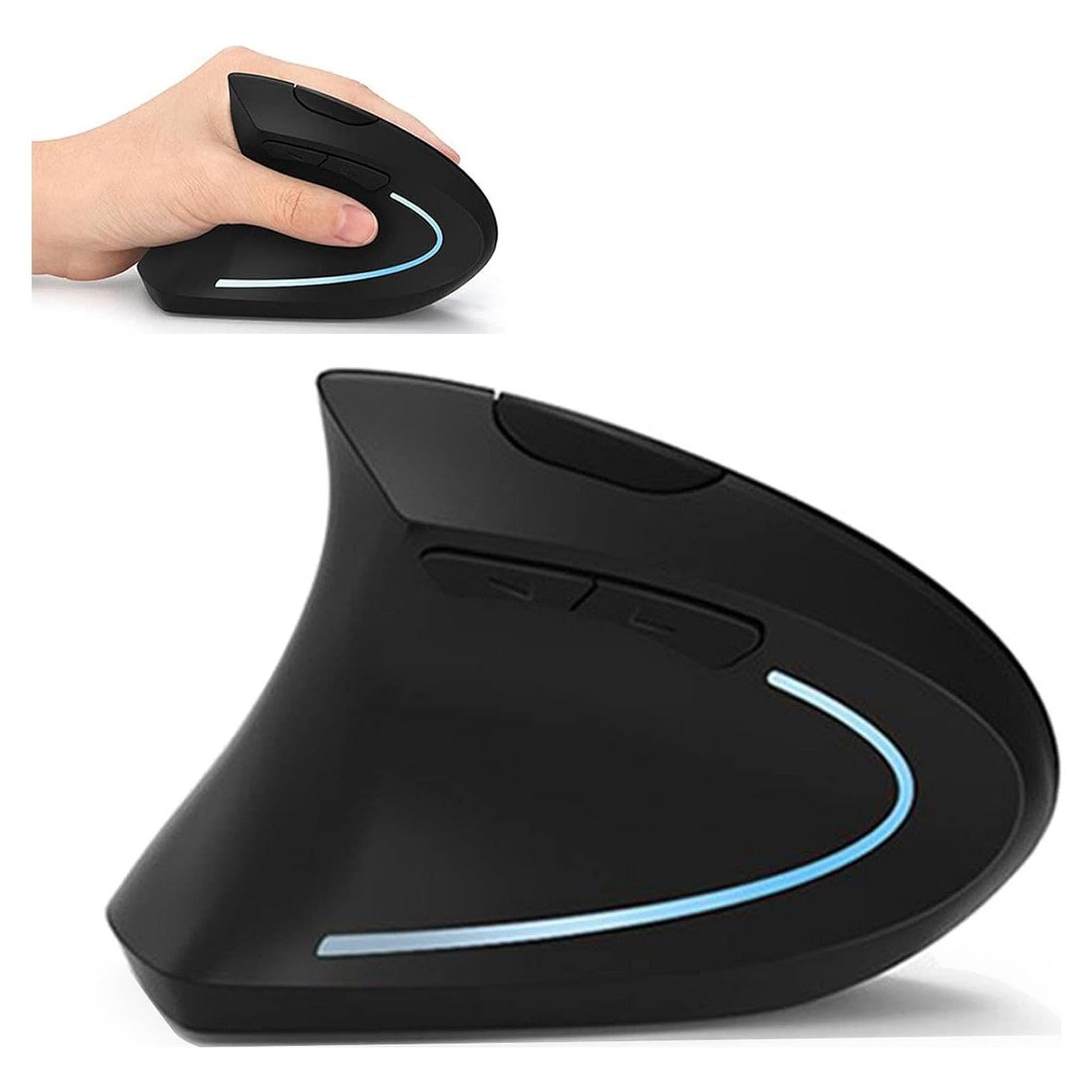 Ratón Vertical Ergonómico Lekvey para Zurdos Inalámbrico 2.4 GHz