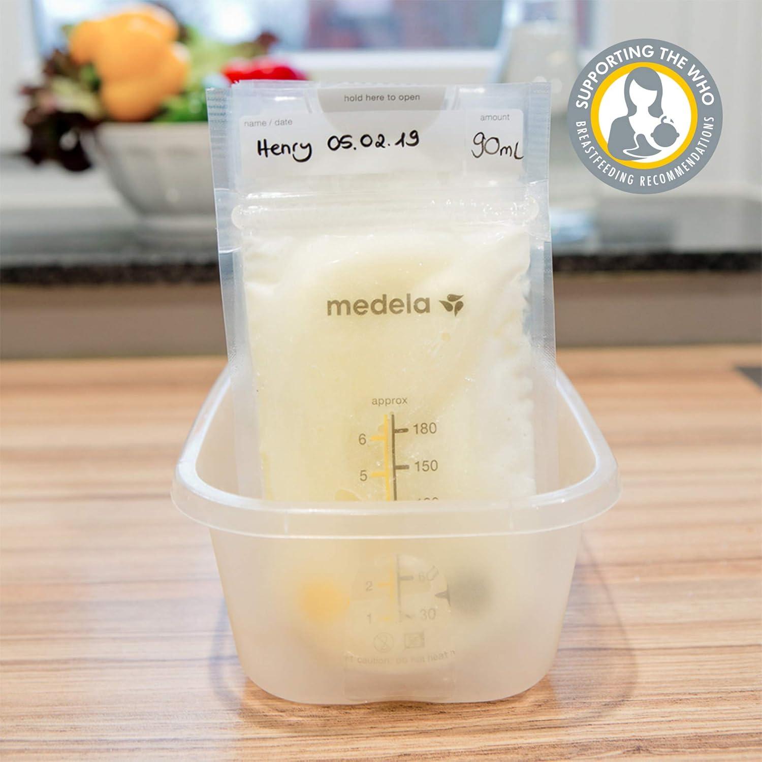 Medela 25 Bolsas de Almacenamiento de Leche Materna 180 ml