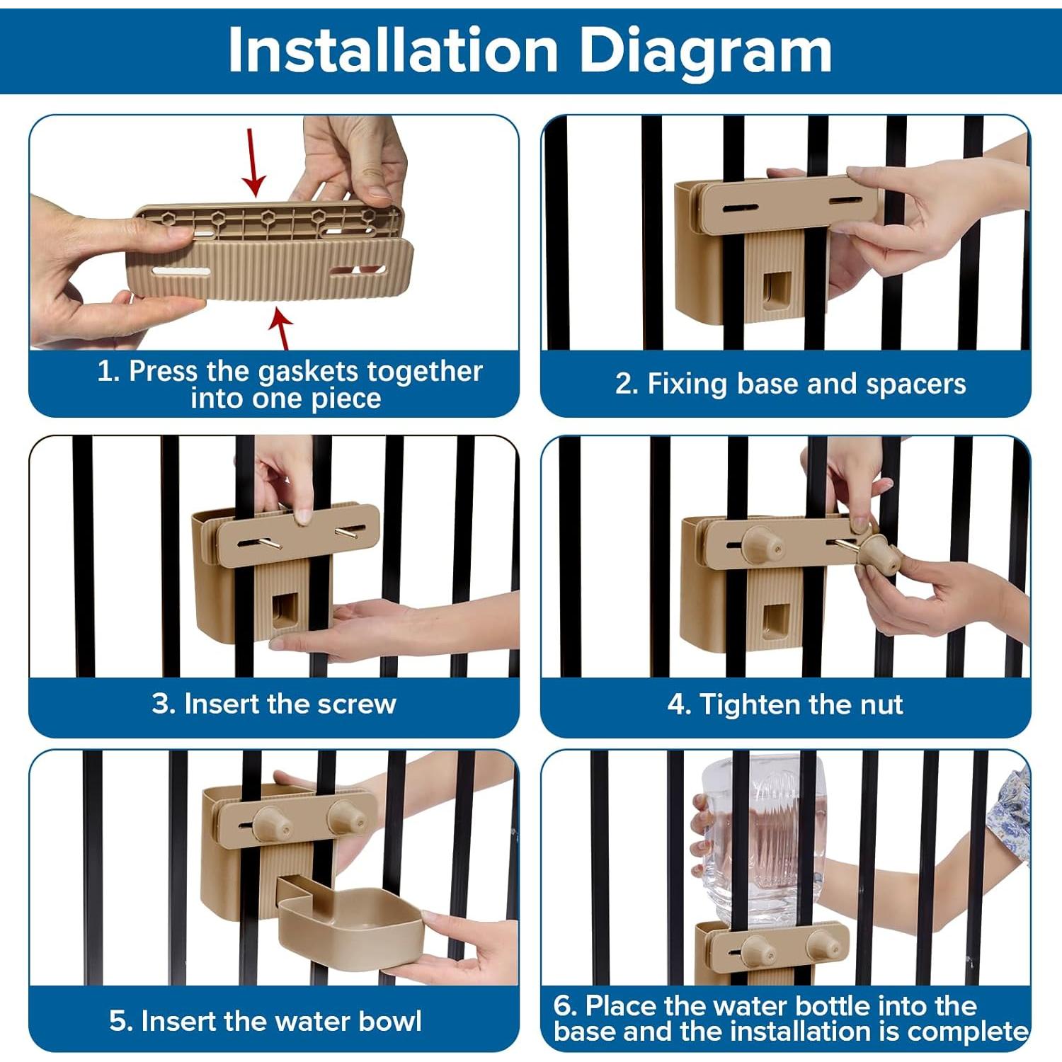 Dispensador de Agua Automático Kenond 1500 ml para Mascotas