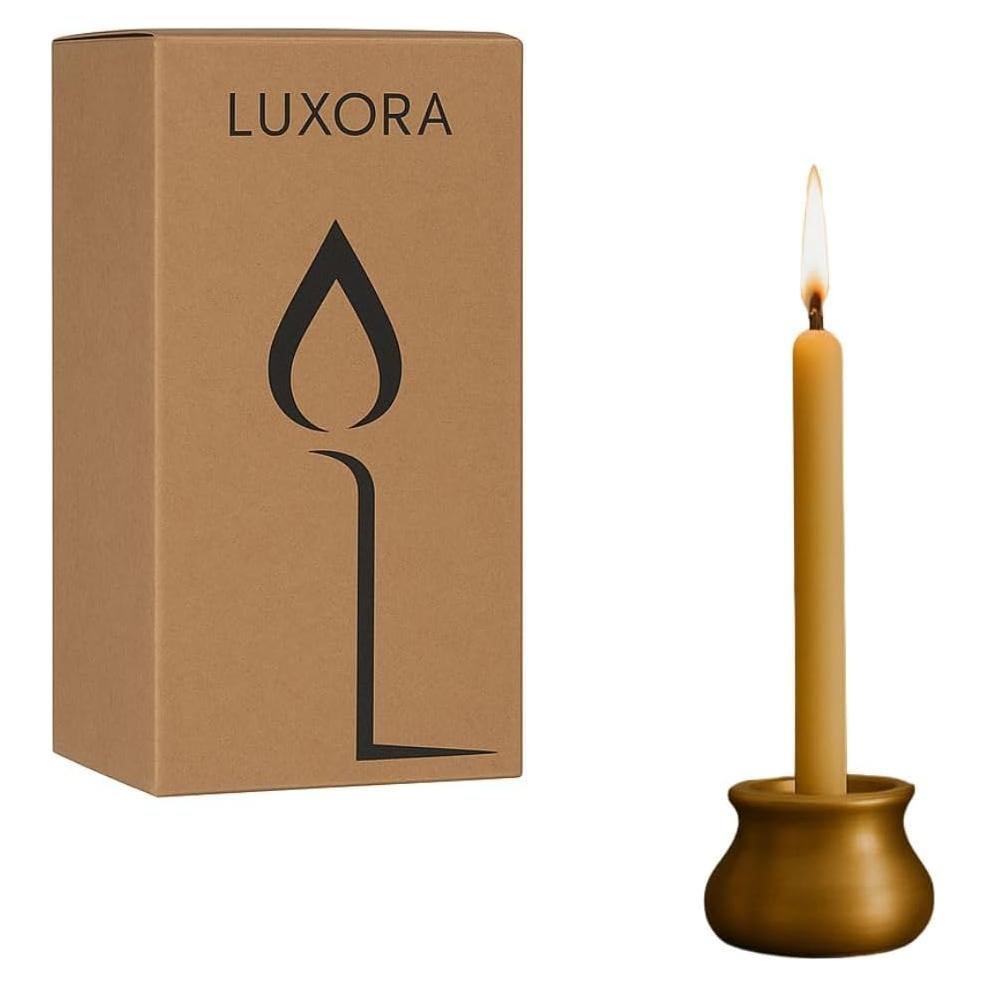 Set de Velas de Meditación Luxora 30pcs Cera de Abeja Pura