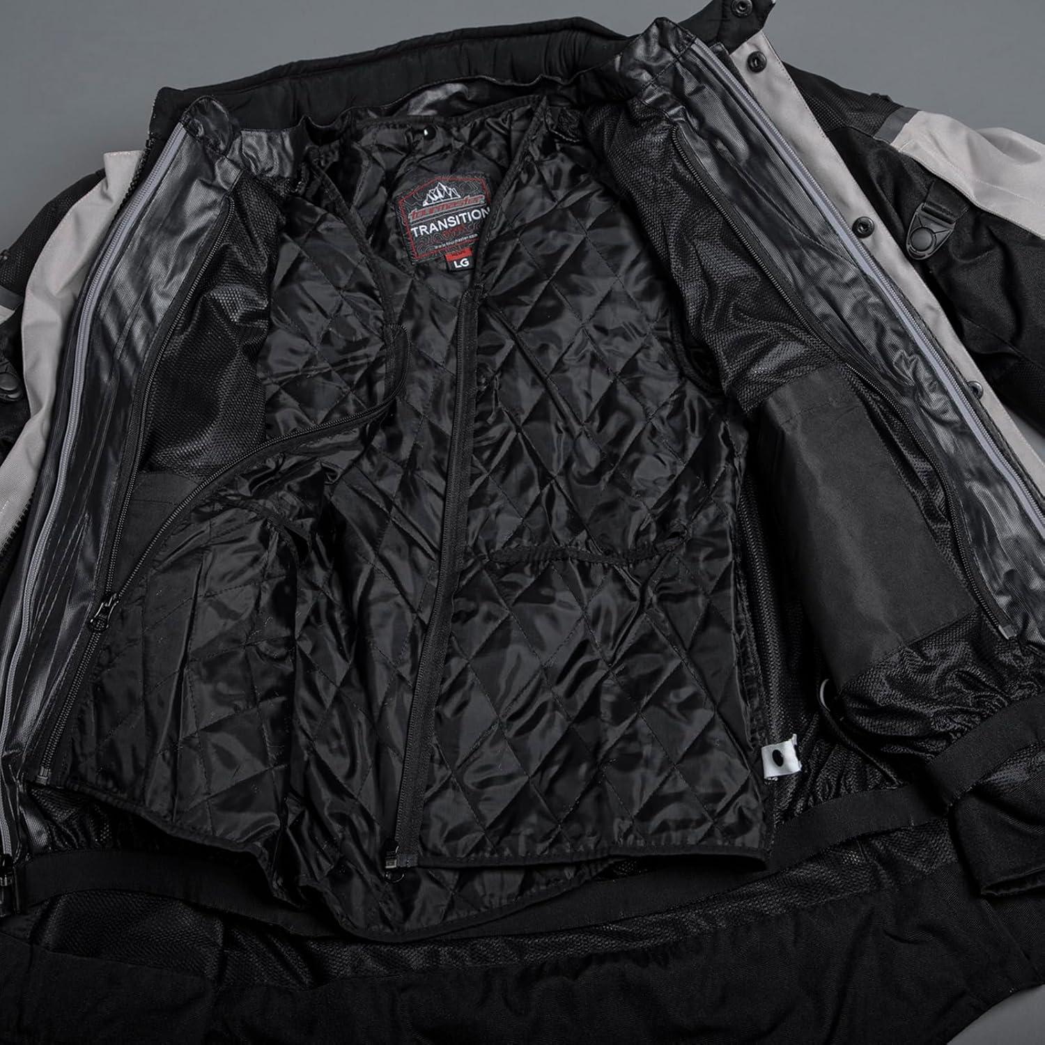 Chaqueta de Moto Tourmaster Transition Hombre Negra Talla S