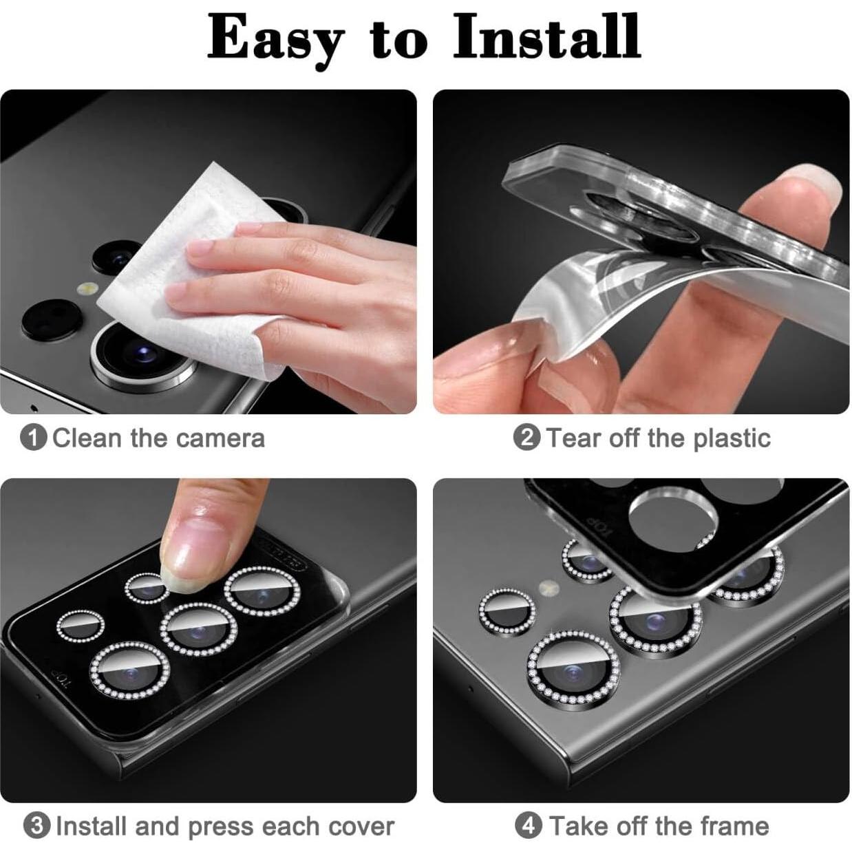 Protector de Lente de Cámara Kucheed para Samsung Galaxy Z Flip 4