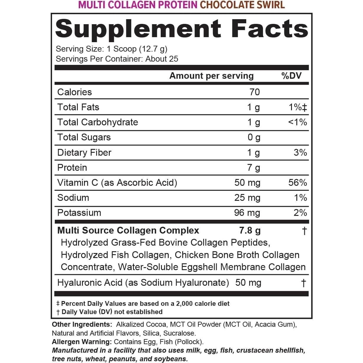 Polvo de Colágeno Hidrolizado Vitauthority Chocolate 30 Porciones