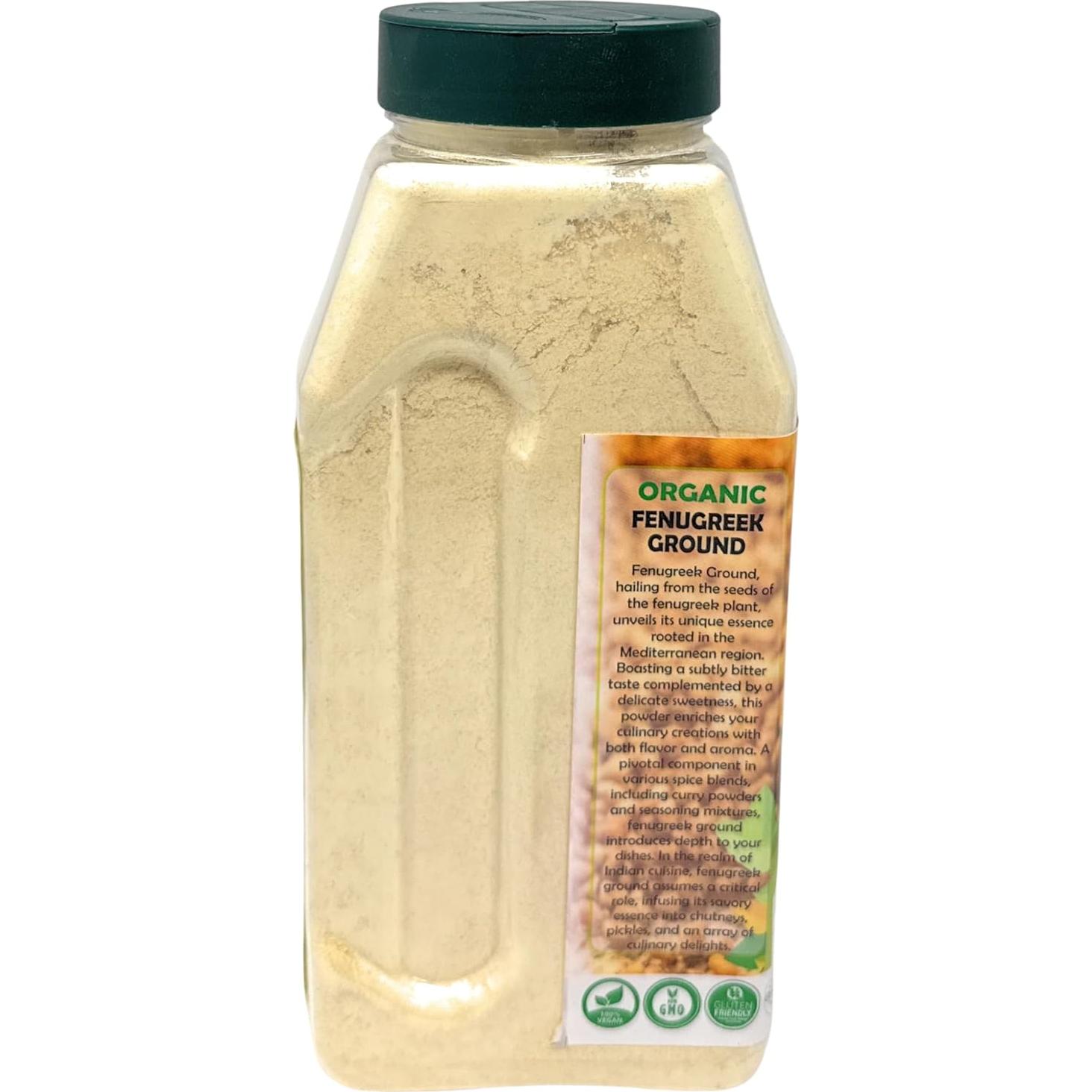 Polvo de Fenogreco Orgánico Rani 454g - Sin Conservantes