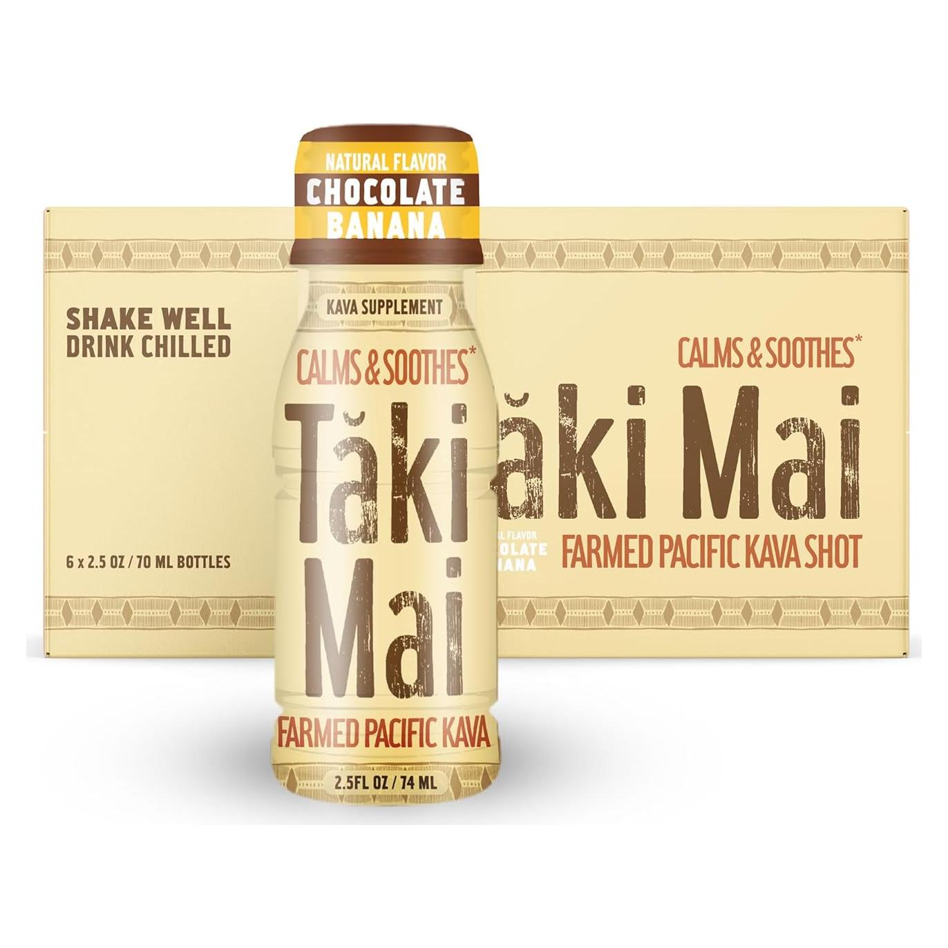 Taki Mai Kava Kava Chocolate Banana 6 Shots 443.6 ml