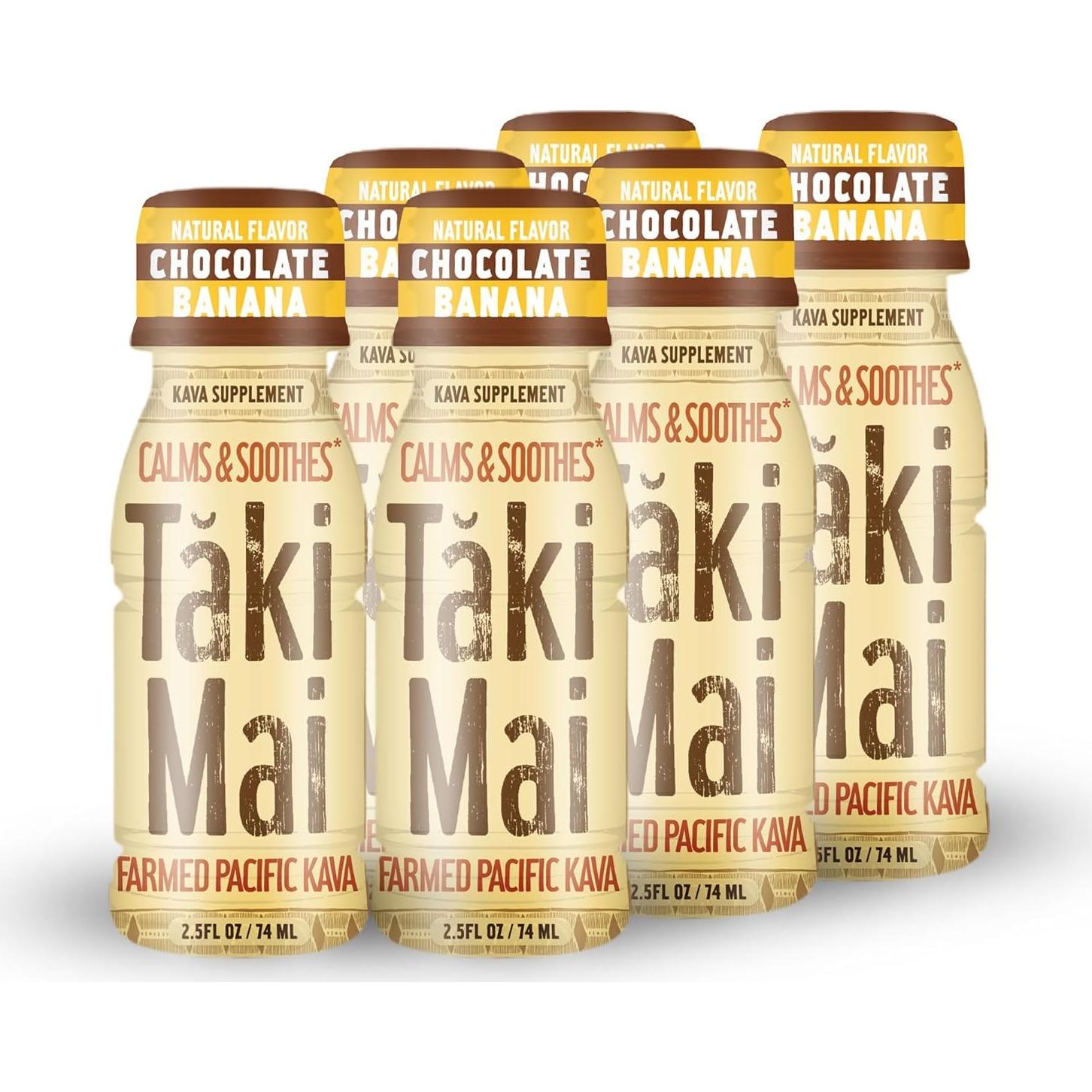 Taki Mai Kava Kava Chocolate Banana 6 Shots 443.6 ml