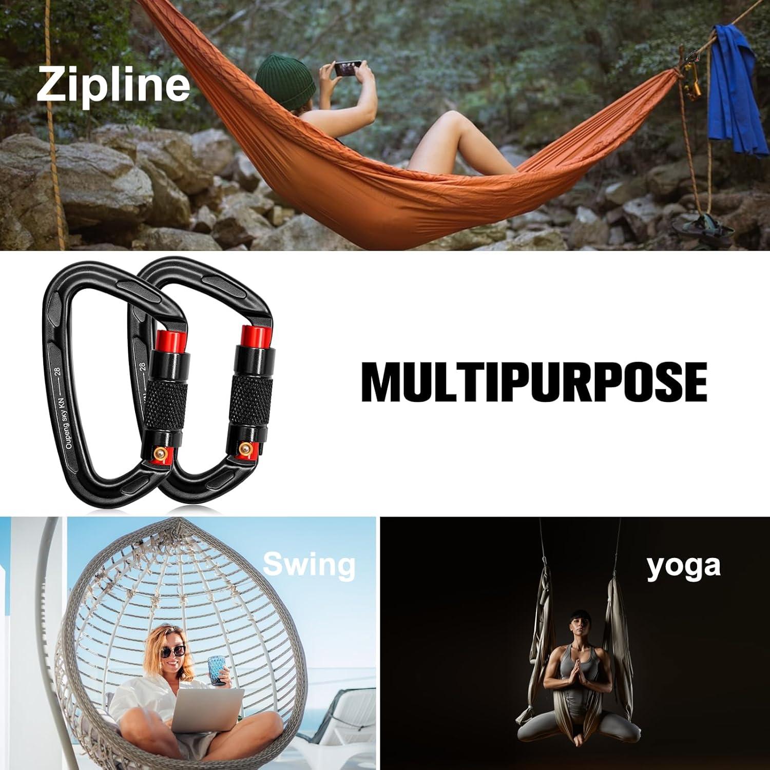 Clips Carabineros Automáticos Oupeng Sky 28KN 2PCS