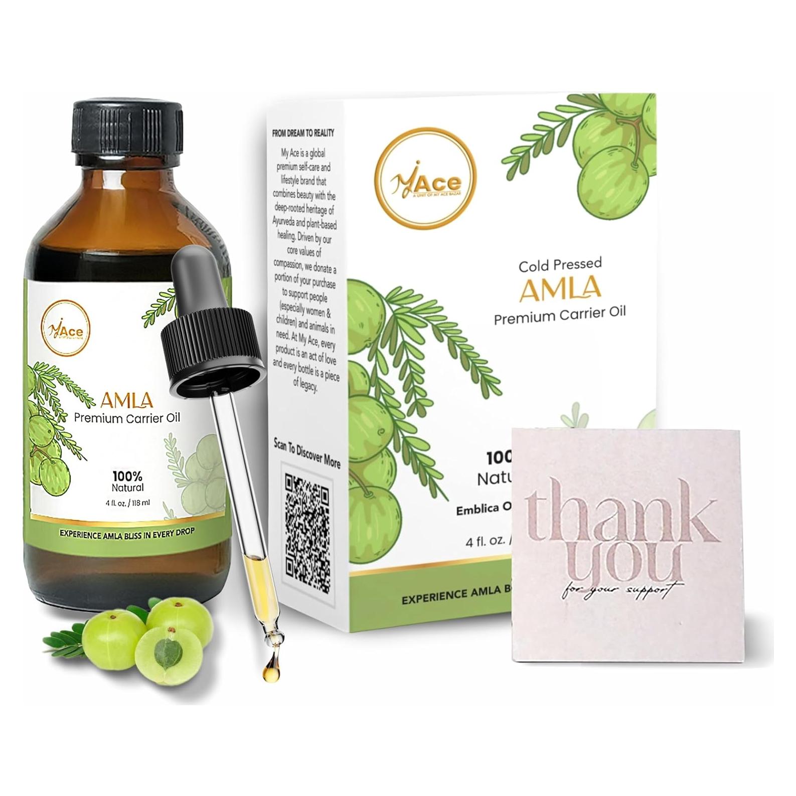 Aceite de Amla Mi Ace 100% Puro 118 ml - Crecimiento Cabello