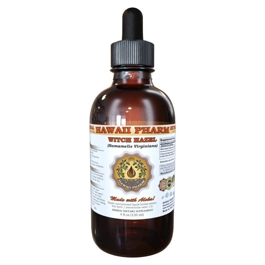 Extracto líquido de Hamamelis HawaiiPharm 60 ml - Suplemento herbal