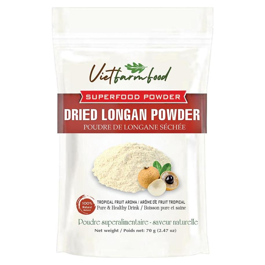 Polvo de Longan Linh Nam 70g - Sabor Natural