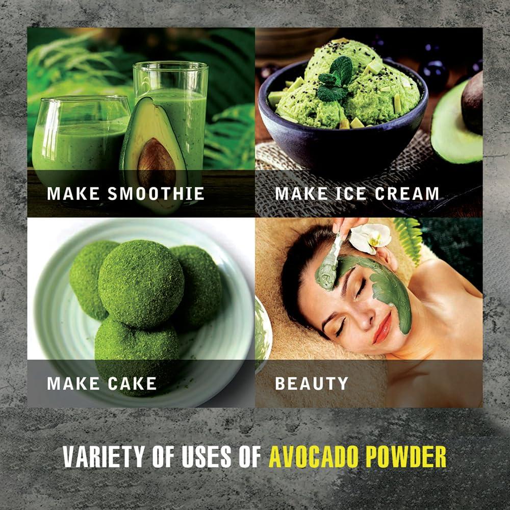 Polvo de Aguacate 70g - Natural, Sin Aceite, Energía Vegetal