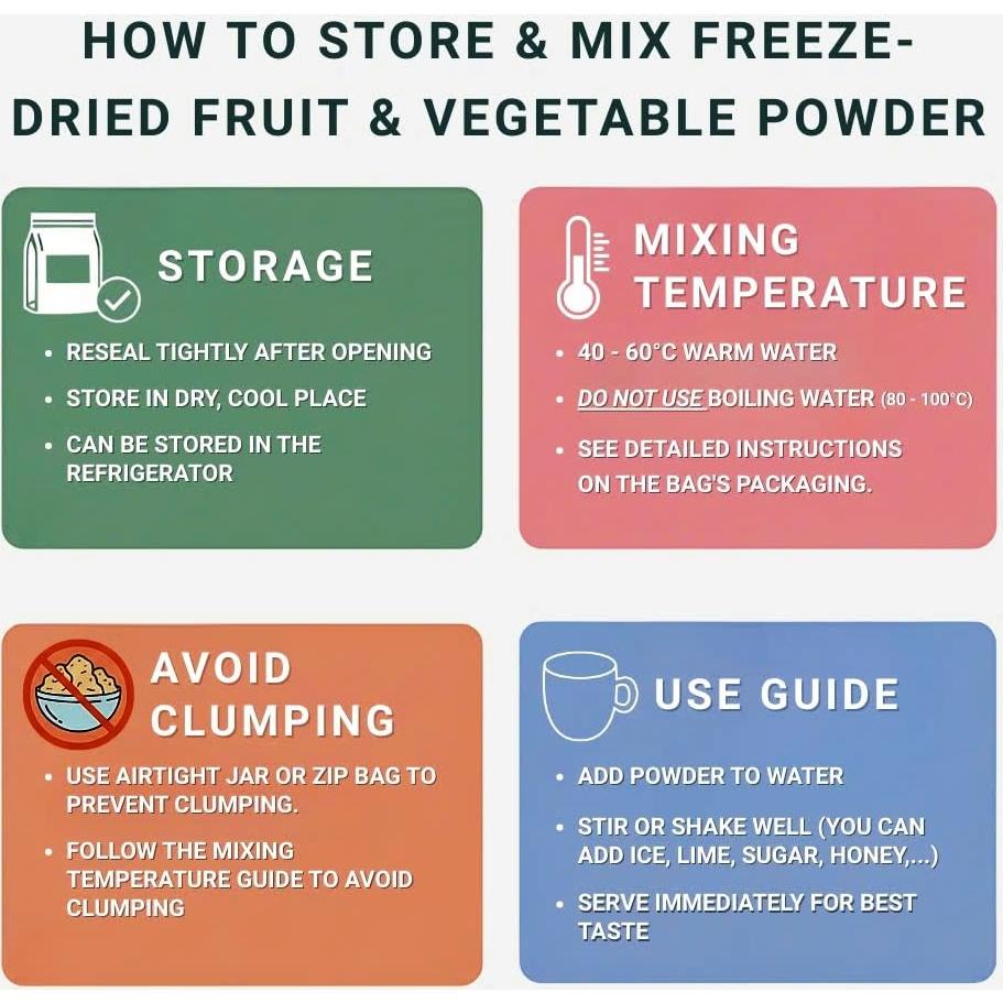 Polvo de Sandía 70g - Natural, Sin Aceite, Alta Energía