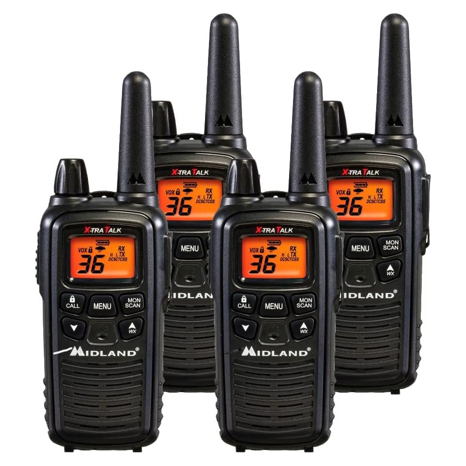 Radios de Dos Vías Midland LXT600VP3 - Paquete de 4