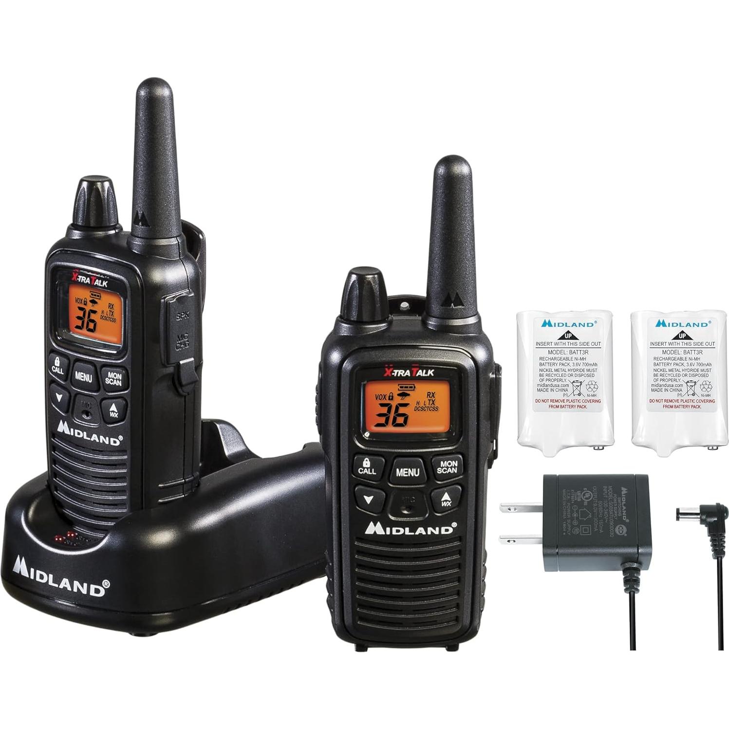 Radios de Dos Vías Midland LXT600VP3 - Paquete de 4