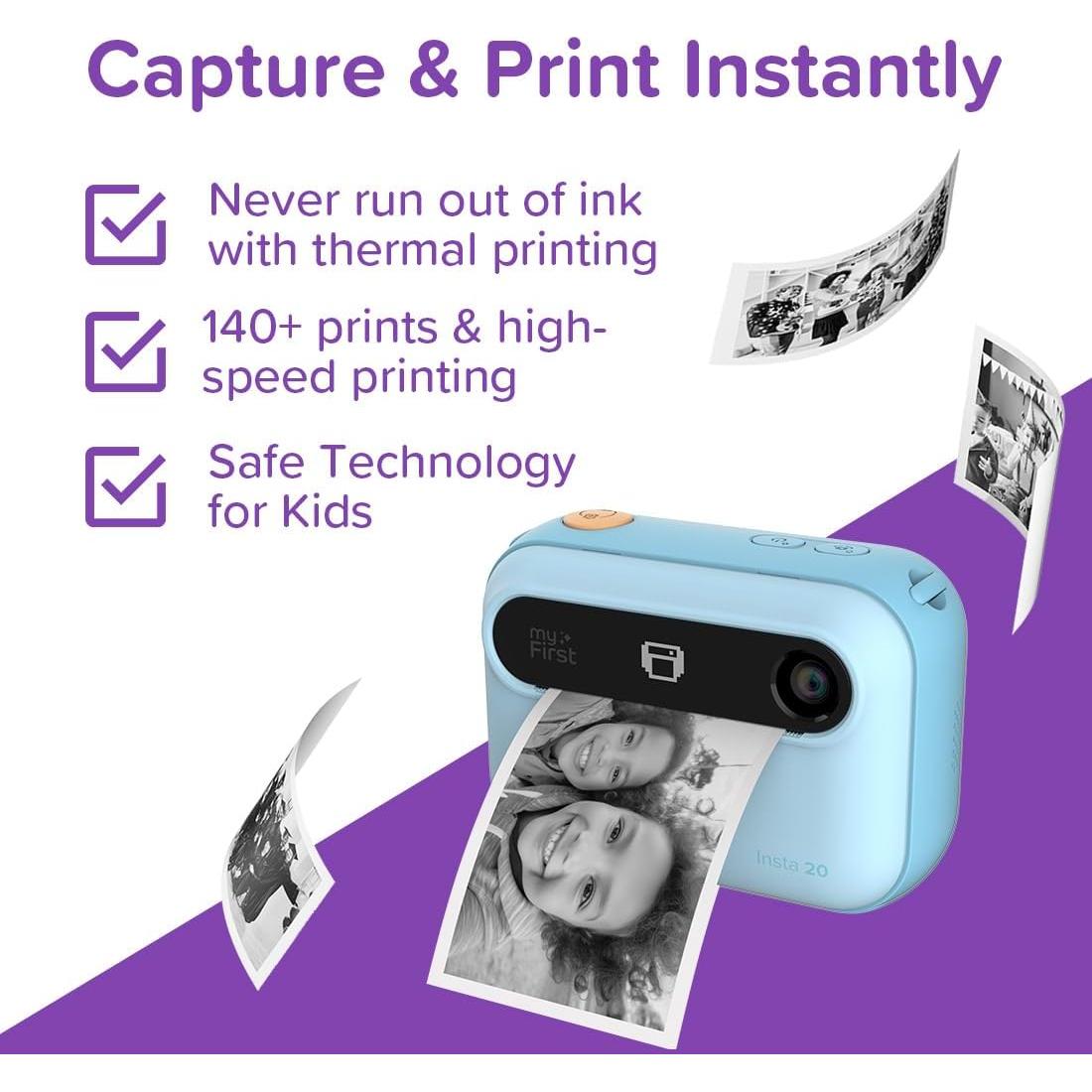Cámara digital myFirst Insta 20 - Impresión instantánea 16MP