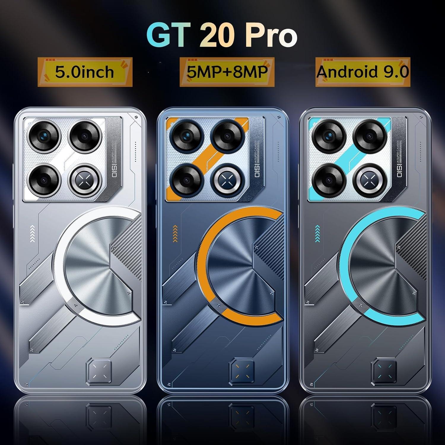 Teléfono Móvil 4G PrzSay GT20Pro Azul, Pantalla 5" HD, 16GB