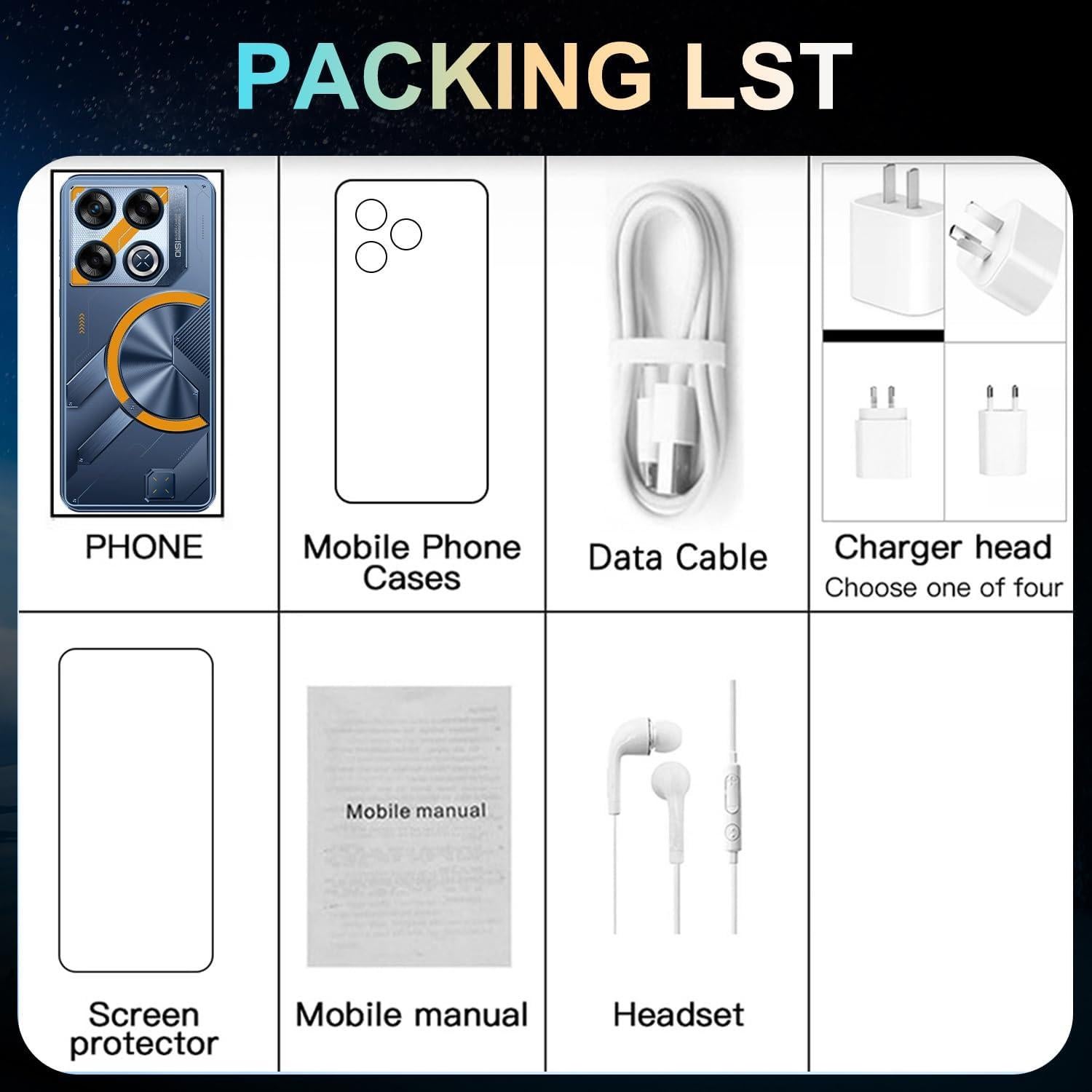 Teléfono Móvil 4G PrzSay GT20Pro Azul, Pantalla 5" HD, 16GB