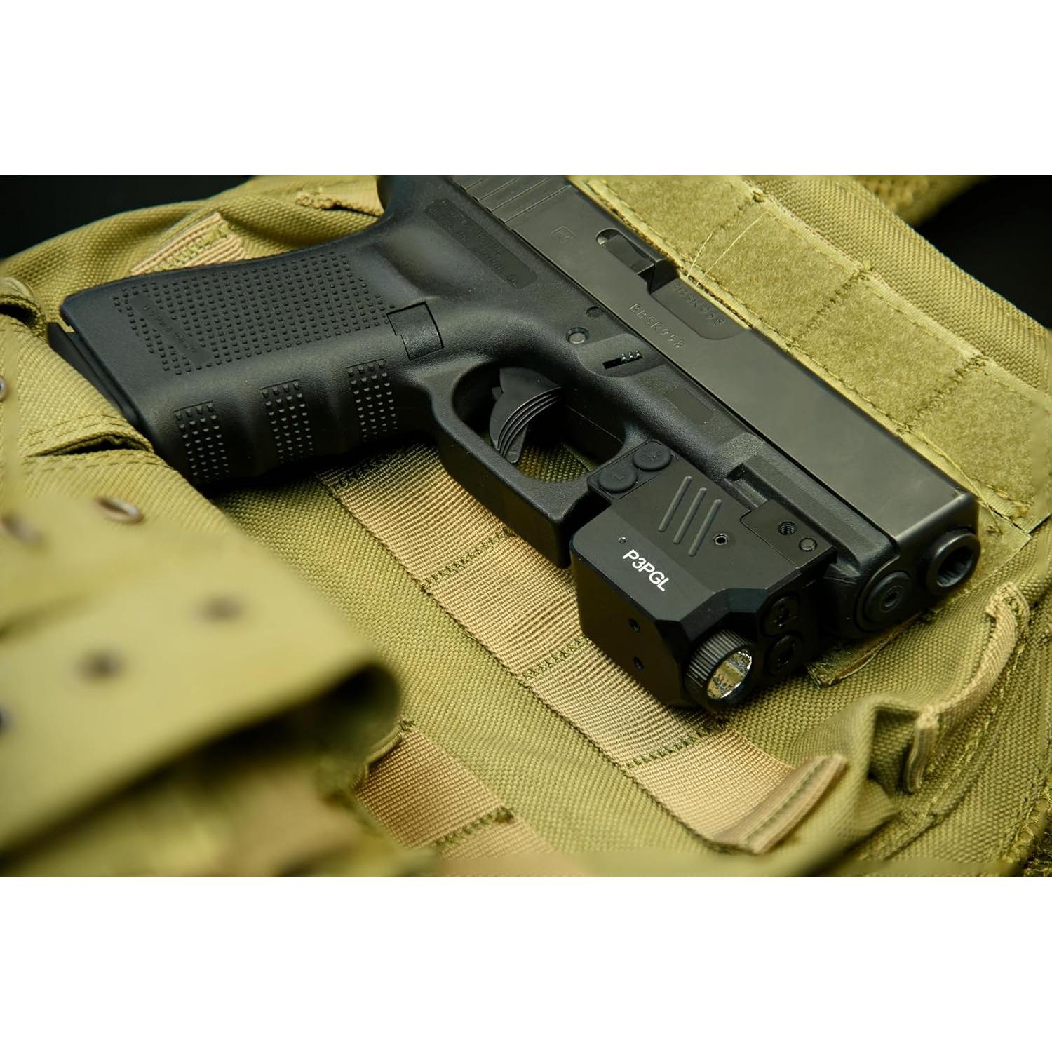 Linterna Táctica HiLight P3PGL 700 Lúmenes con Doble Láser