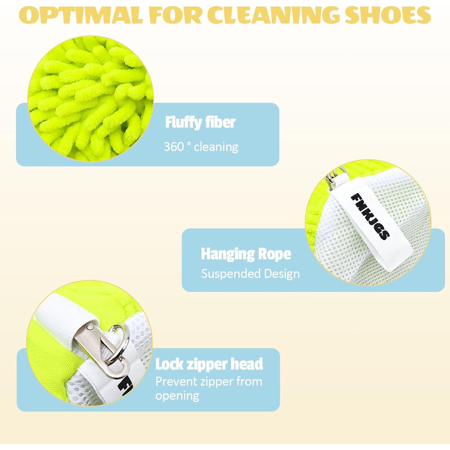 Bolsa de Lavado de Zapatos FNKJGS XXL Verde - 2 Piezas