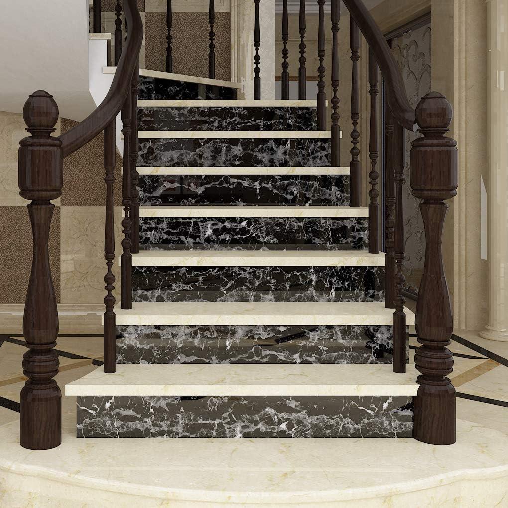 Papel Contacto Autoadhesivo Livelynine Mármol Negro 40x200 cm