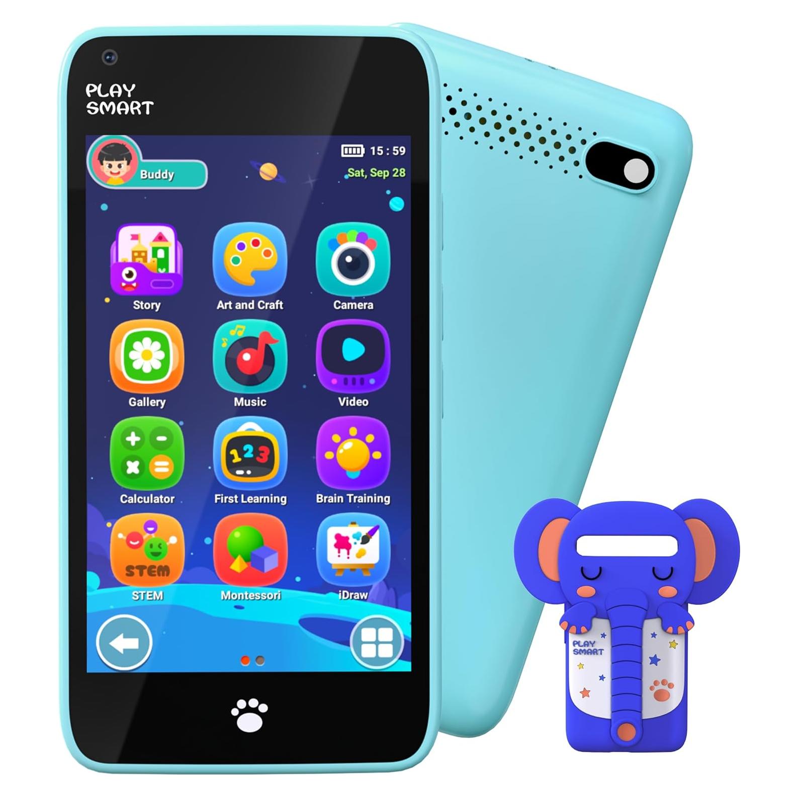 Teléfono Juguete Inteligente MOMILLA 3.97" para Niños 3-12 Años