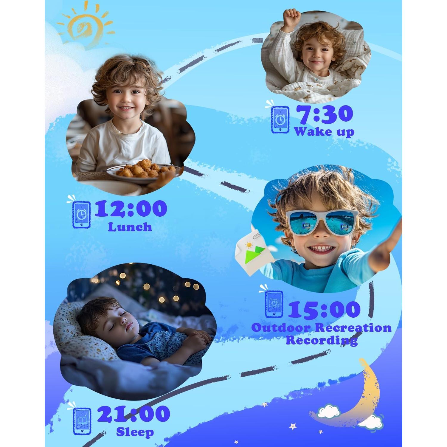 Teléfono Juguete Inteligente MOMILLA 3.97" para Niños 3-12 Años