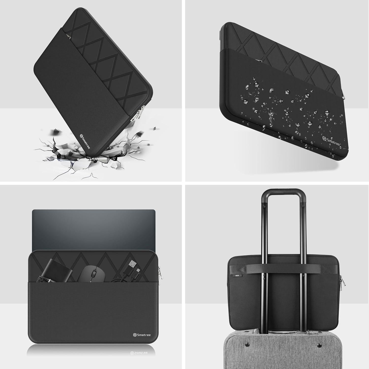 Funda para portátil Smatree DELL XPS 13 2 en 1 E402 Negra