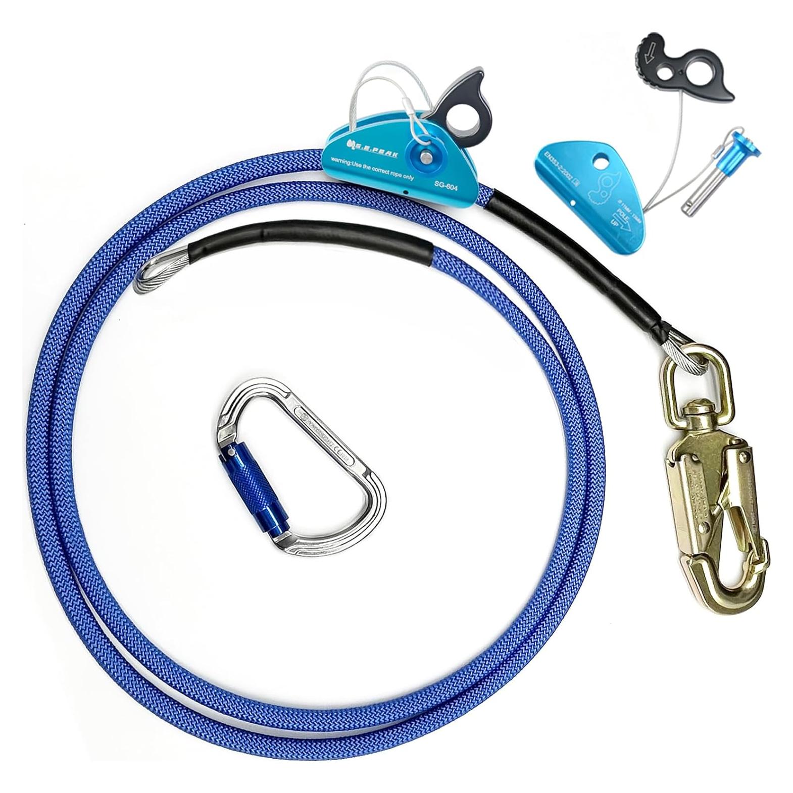 Kit de Escalada S.E.PEAK 3,05m con Agarre Desmontable Azul