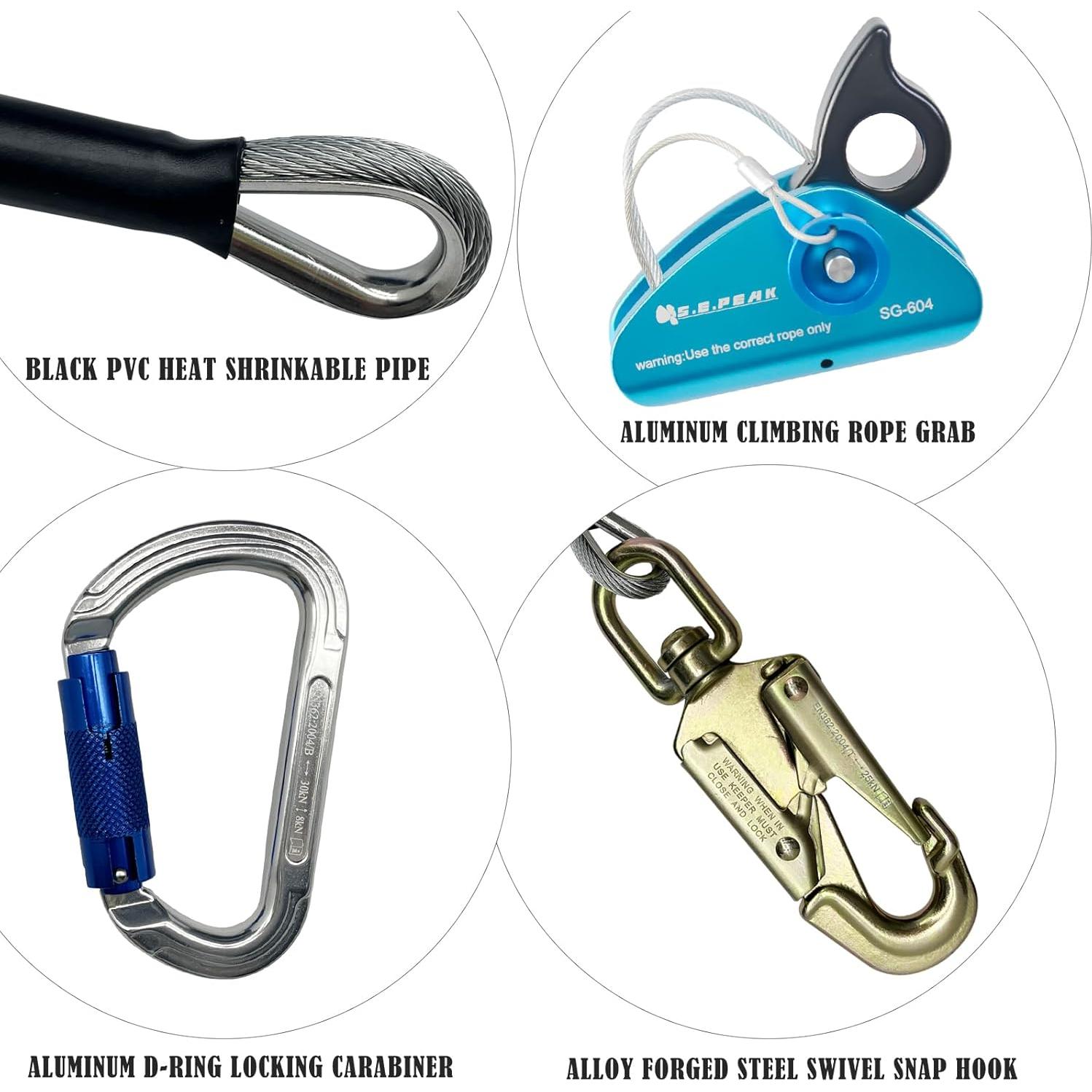 Kit de Escalada S.E.PEAK 3,05m con Agarre Desmontable Azul