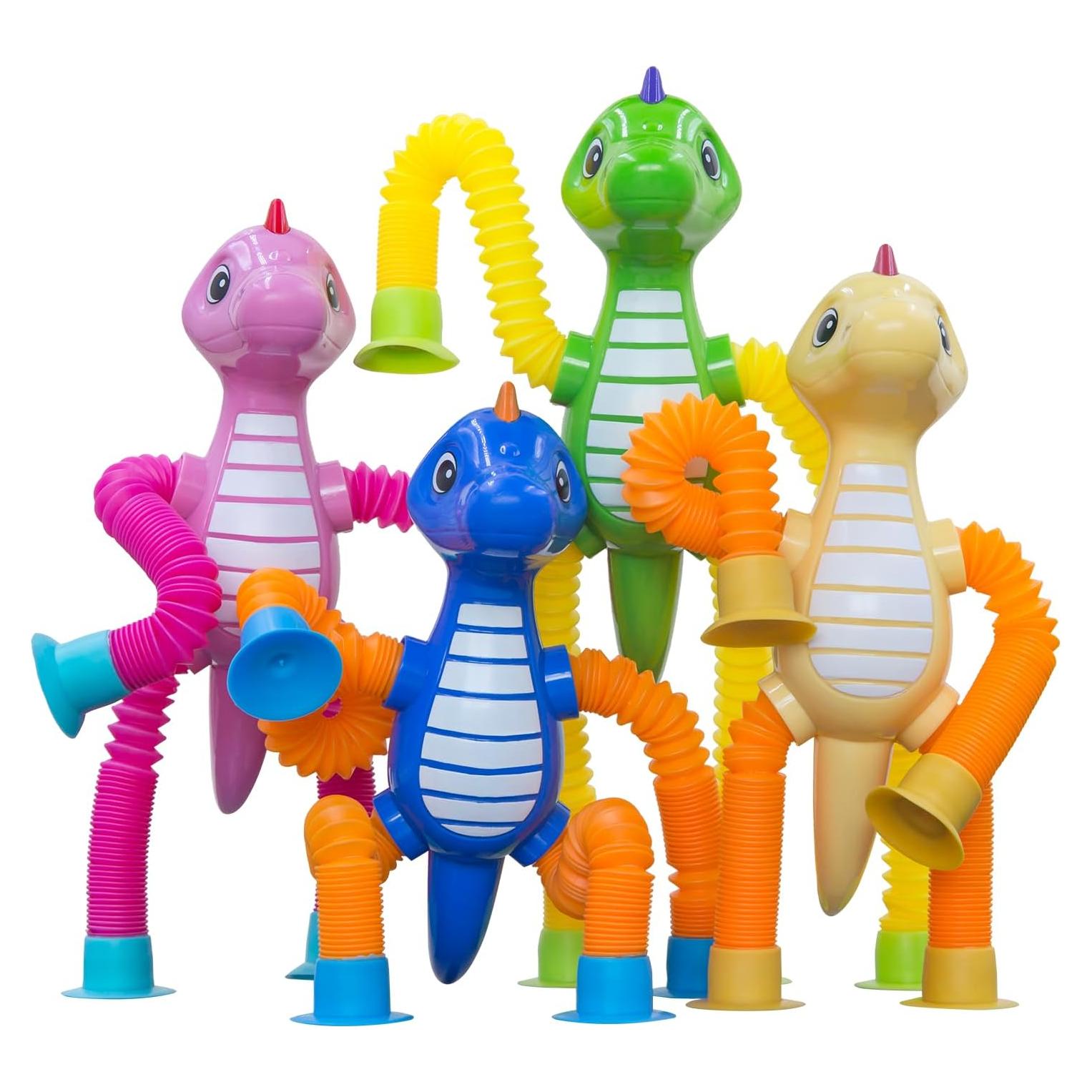 Juguete Antiestrés DoDoMagxanadu Cocodrilo 4 Tubos Pop