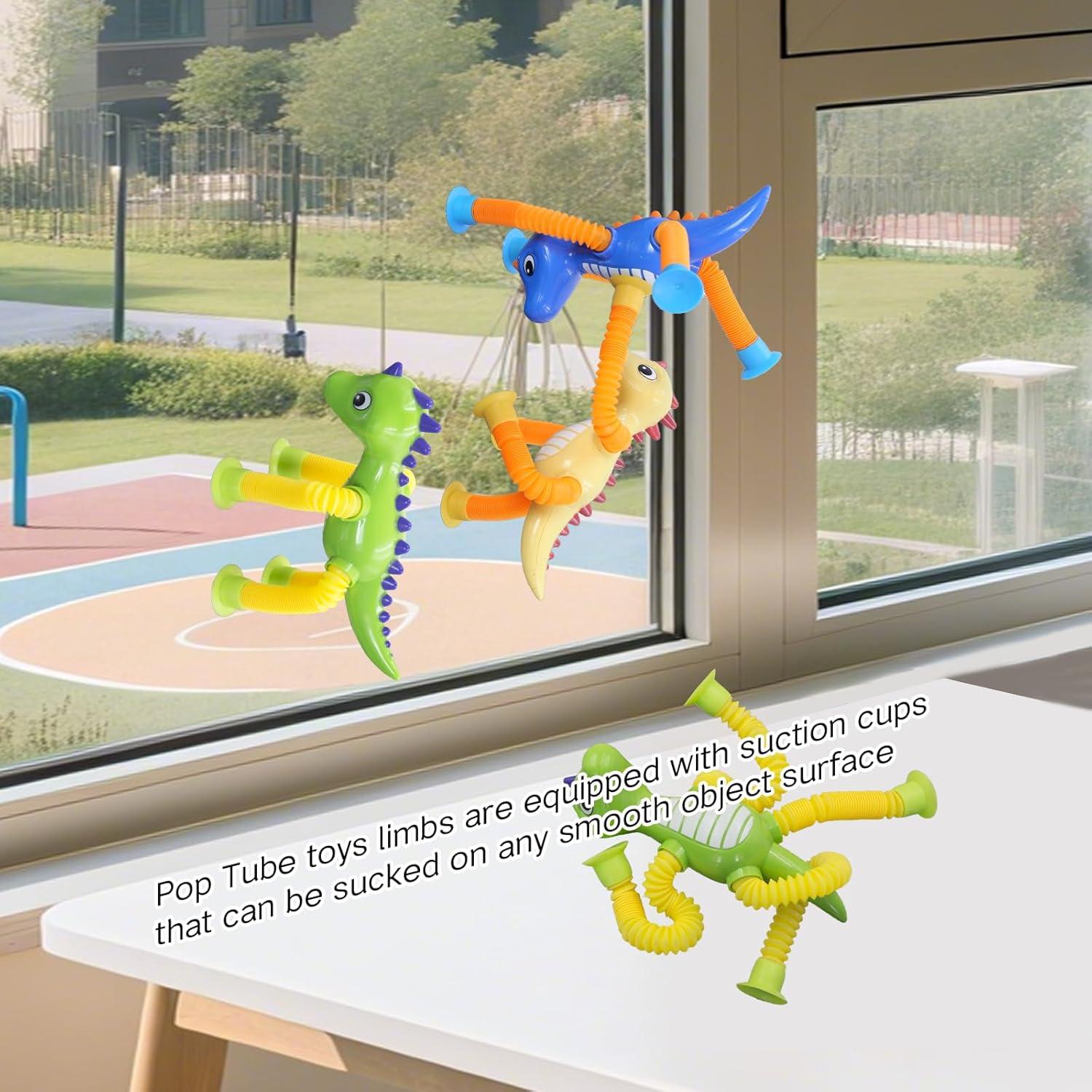 Juguete Antiestrés DoDoMagxanadu Cocodrilo 4 Tubos Pop